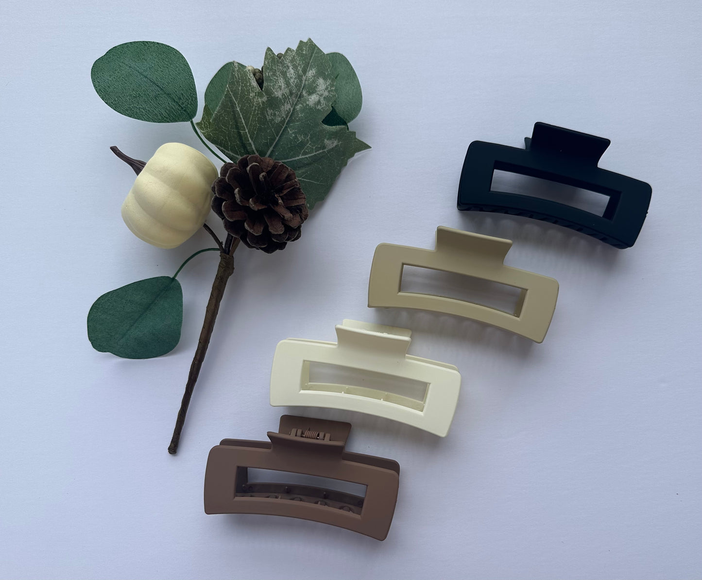 Large Matte Hair Clips