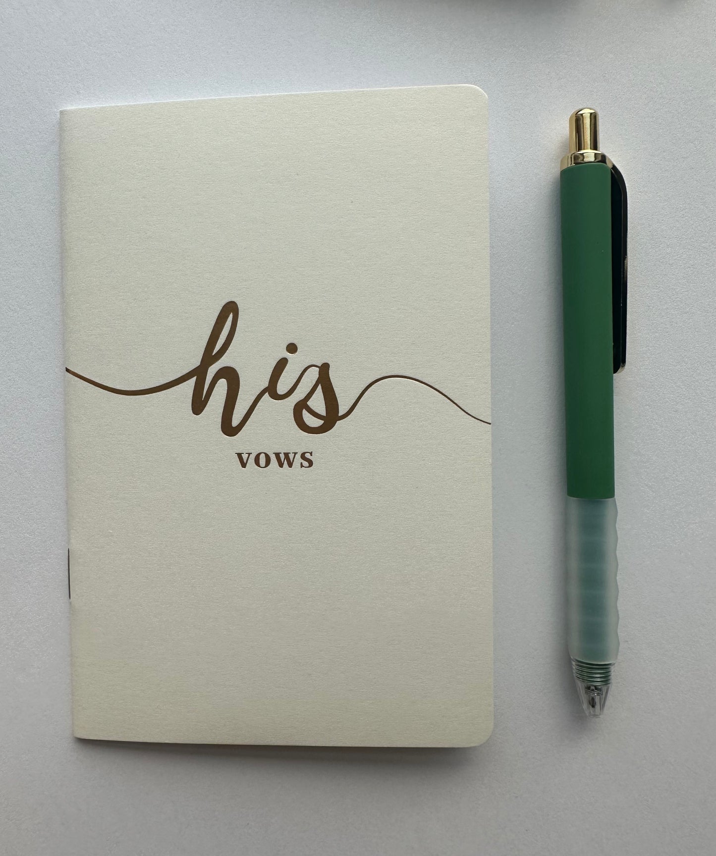 Wedding Vow Book with Pen