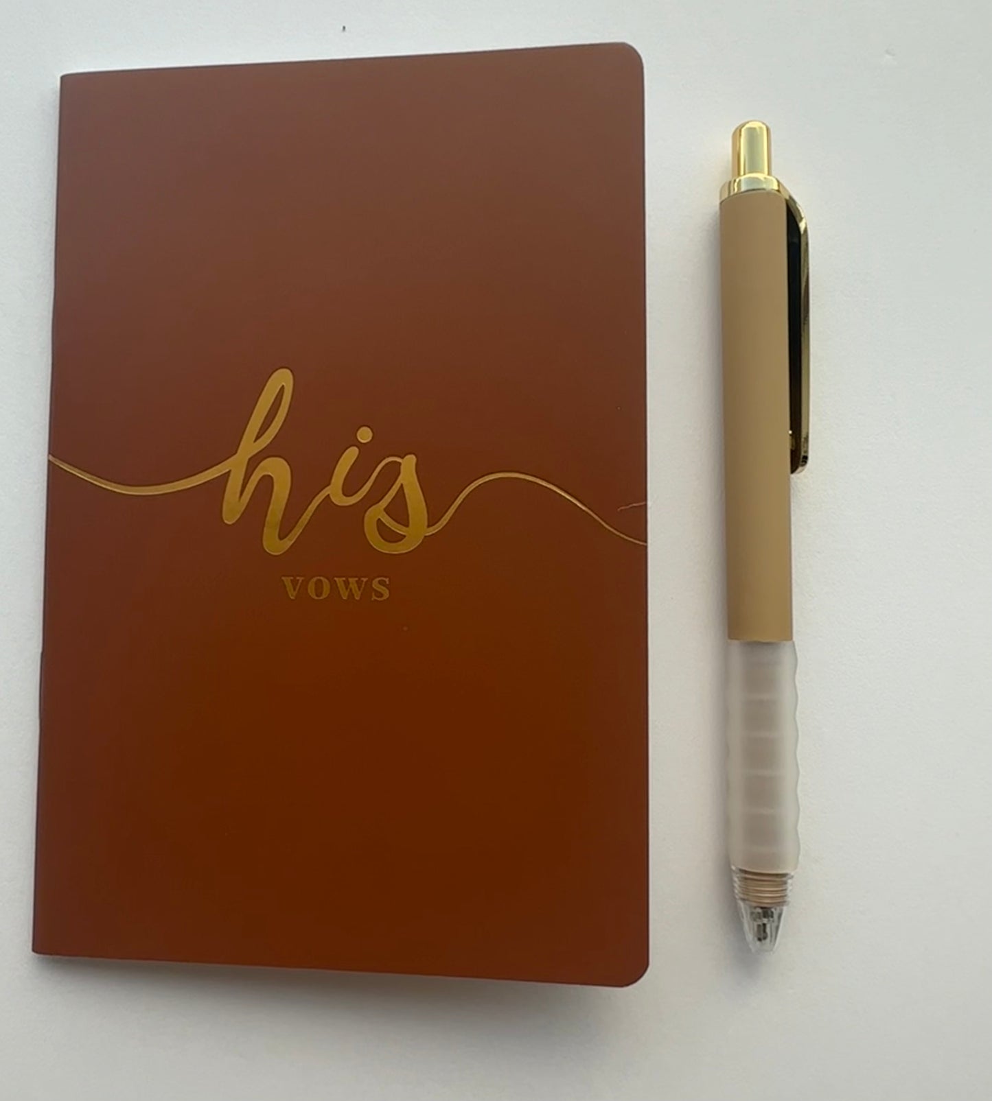 Wedding Vow Book with Pen