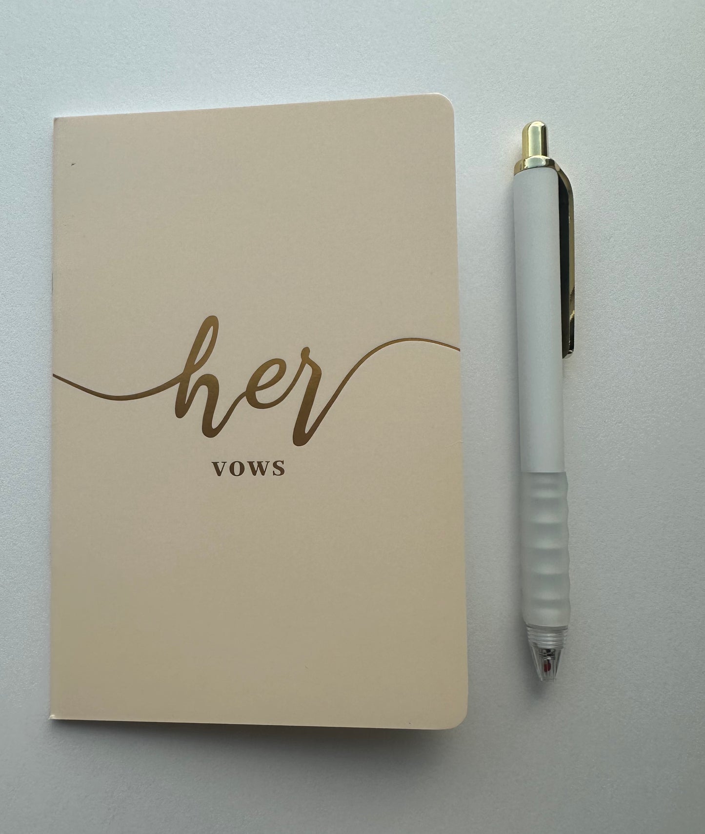 Wedding Vow Book with Pen