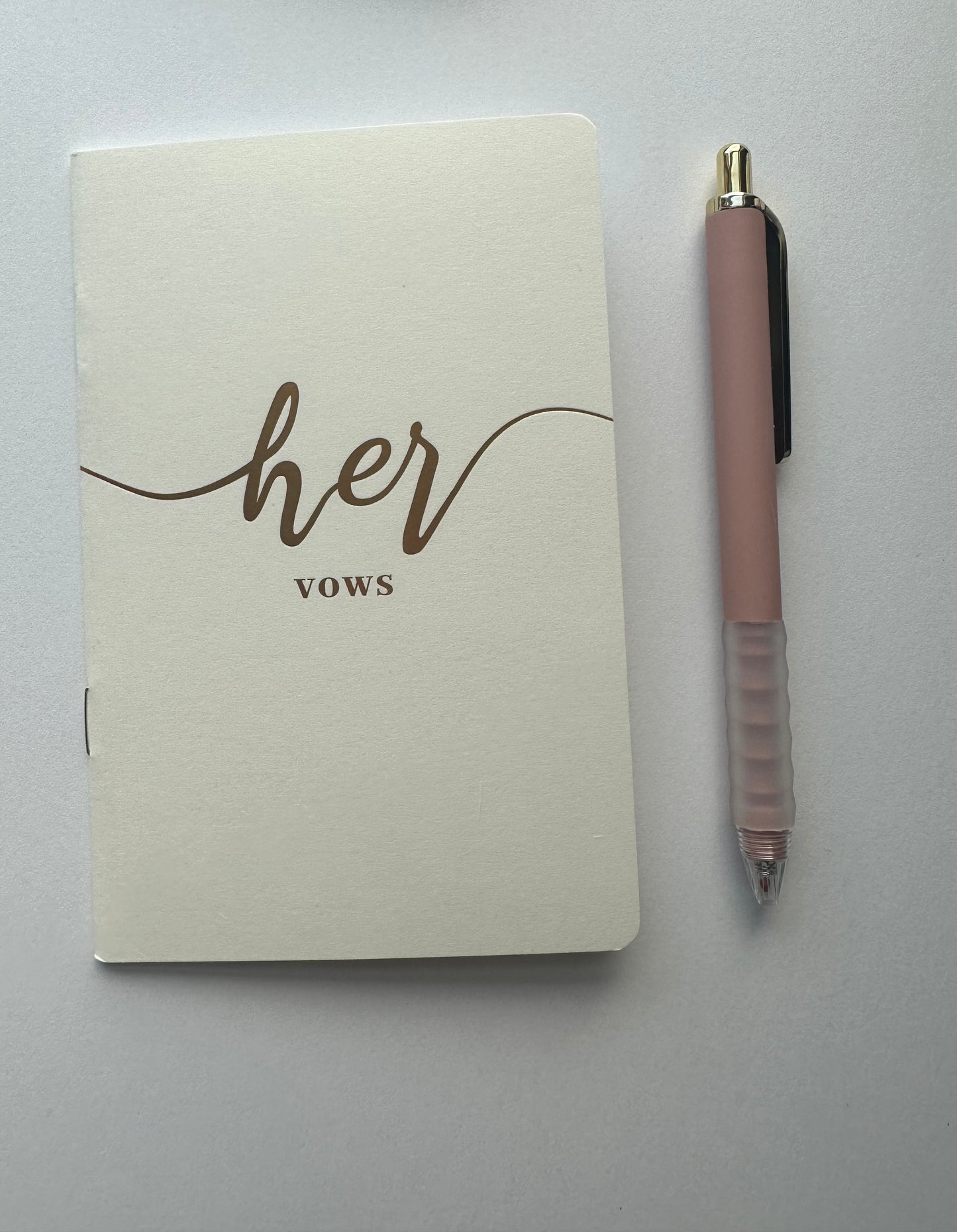 Wedding Vow Book with Pen