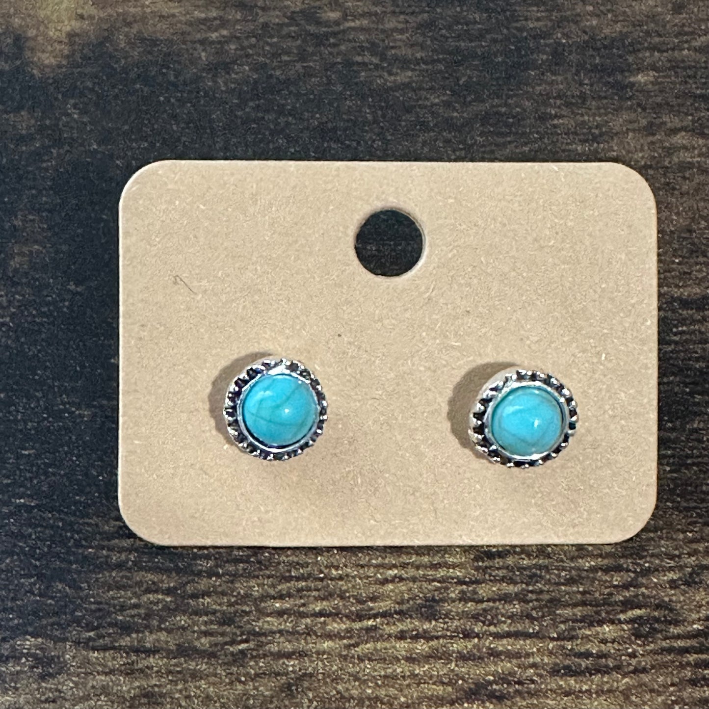 Western-Inspired Turquoise Studs | Classic Boho Vintage